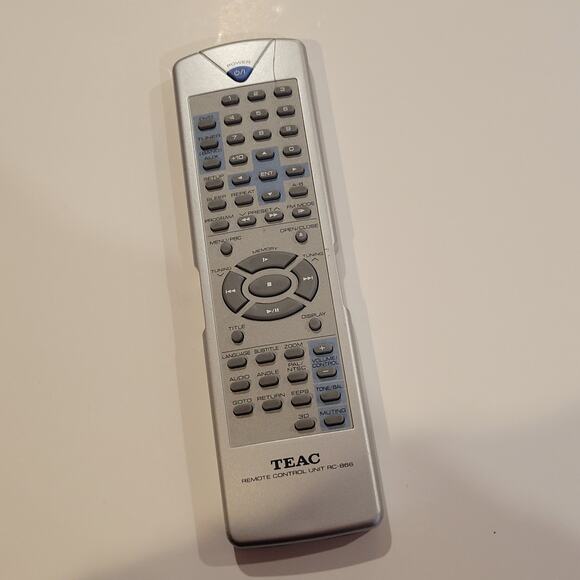 Original TEAC RC-866 DVD Player Remote Control - Picture 1 of 8